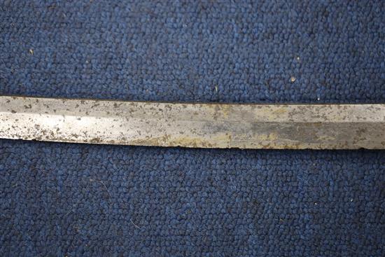 A WWI Japanese officers katana sword, overall 39in.